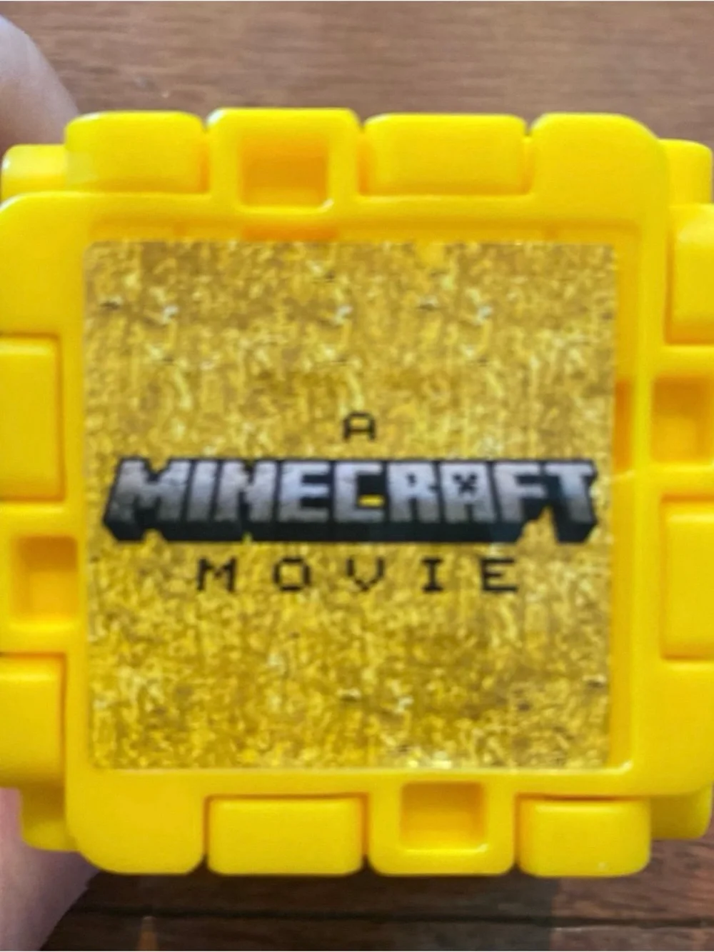 Minecraft Movie McDonald’s Happy Meal Toy #3 Gold Block &Dawn
